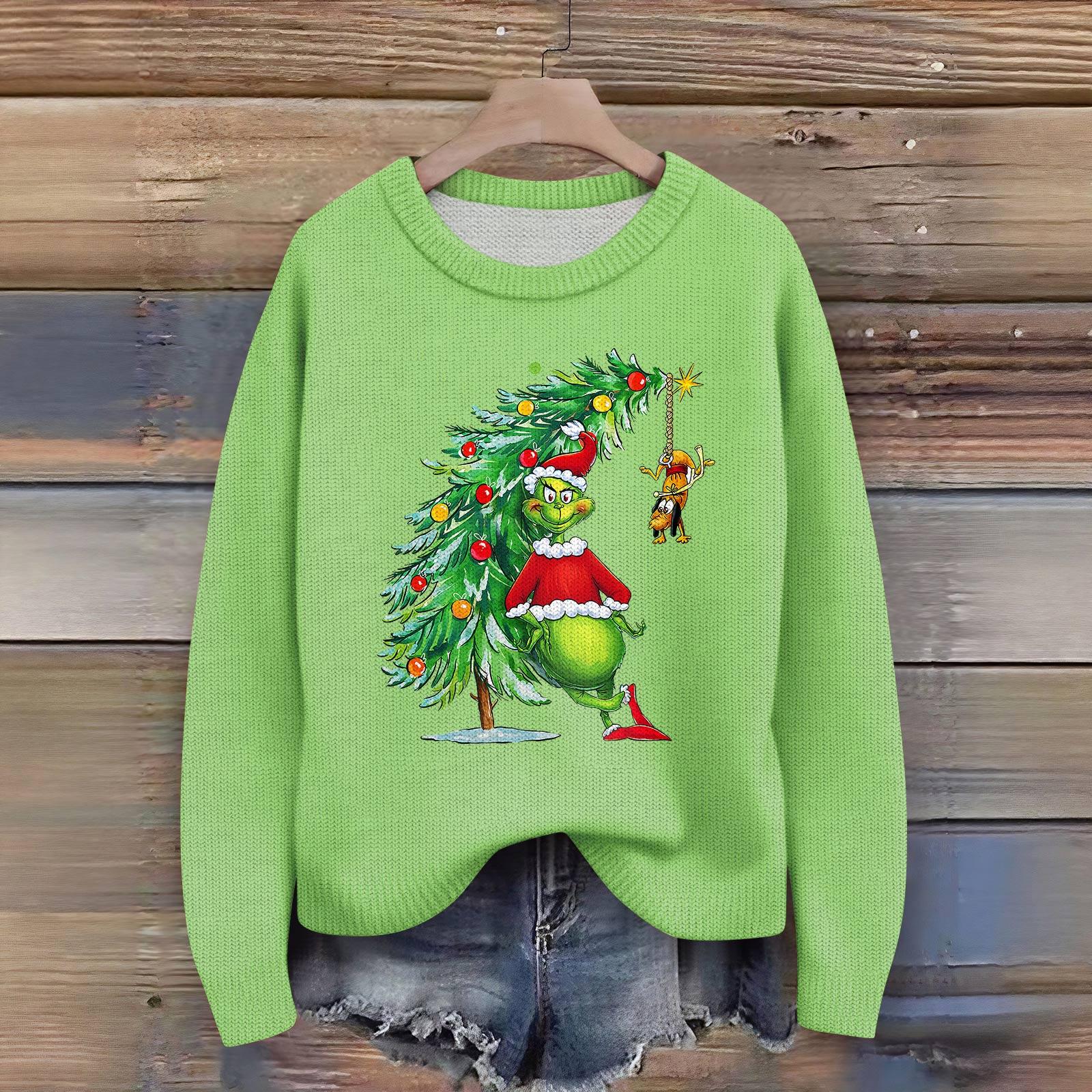 

Женский модный повседневный пуловер с длинным рукавом и вырезом горловины XXL