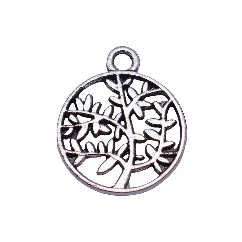 Tree Of Life Charms Antique Round Pendants For Spiritual DIY Jewelry