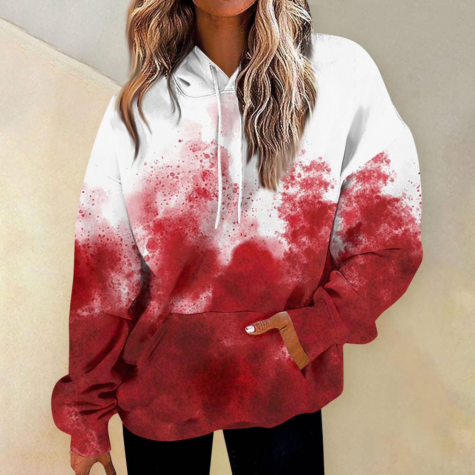 Женская модная толстовка с принтом — фото 6