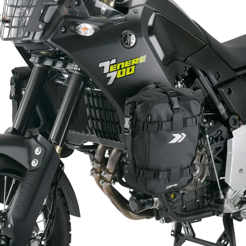 Dirtfreak DFG Module Motopack Waterproof Touring Bag Fixed Rear Carrier Expandable Connection with Bags of the Same Series Loading Belt Kit Included