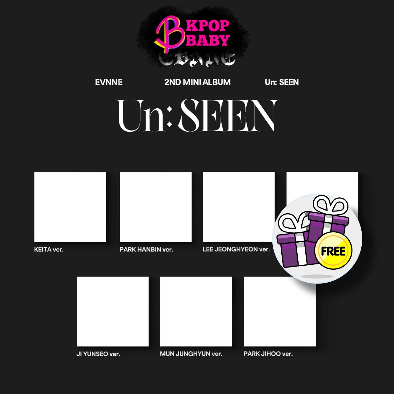 

ЭВННЕ (Дигипак ВЕР.) [Un SEEN] 2-й мини-альбом (случайный) + Бесплатный подарок