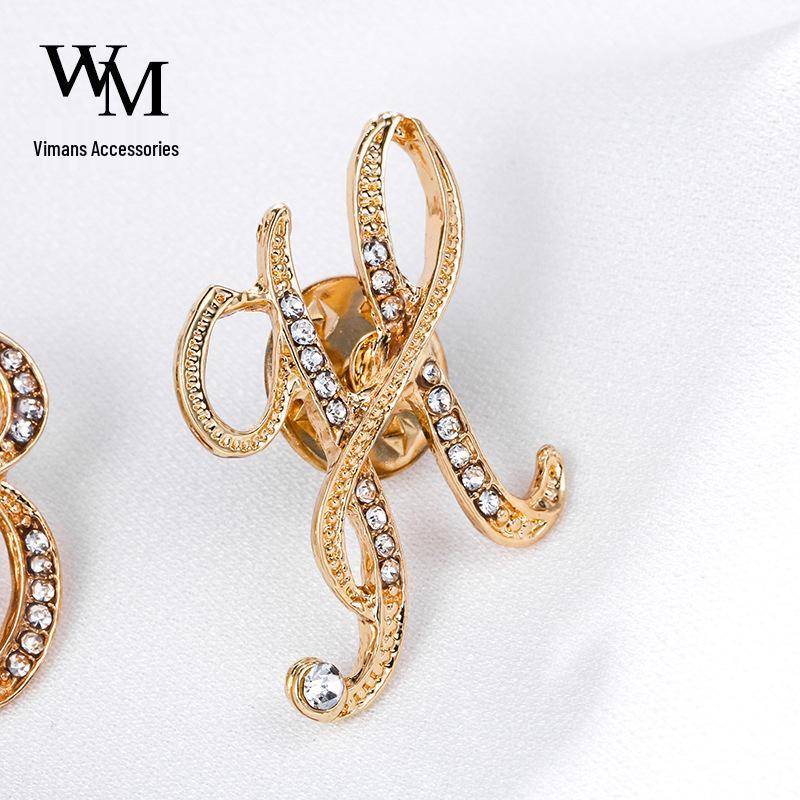 Titanium Mini Brooch Corsage Pin - Small Sweater/Suit Accessory