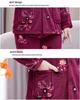 Women's Winter Warm Flannel Pajamas Set for Middle-Aged and Elderly - Cozy Granny Home Wear for Autumn and Winter