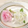 6-2PCS Artificial Flower Napkin Rings Rose Napkin Ring Serviette Buckles Holder Table Decoration Wedding Valentine's Day Party