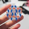 Türkischer Glücksbringer Blauer Nazar-Auge Abstrakter Handygriff Tok Ständer Halter Transparent Griptok für iPhone 13 Samsung Huawei Xiaomi Halterung