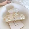Rhinestone Butterfly Hair Claw Acrylic Shark Clip Elegant Hair Clips  for Women Girls