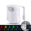 Modern Minimalist Toilet Night Light With 8 Color Led Sensor For Bathroom Ambiance