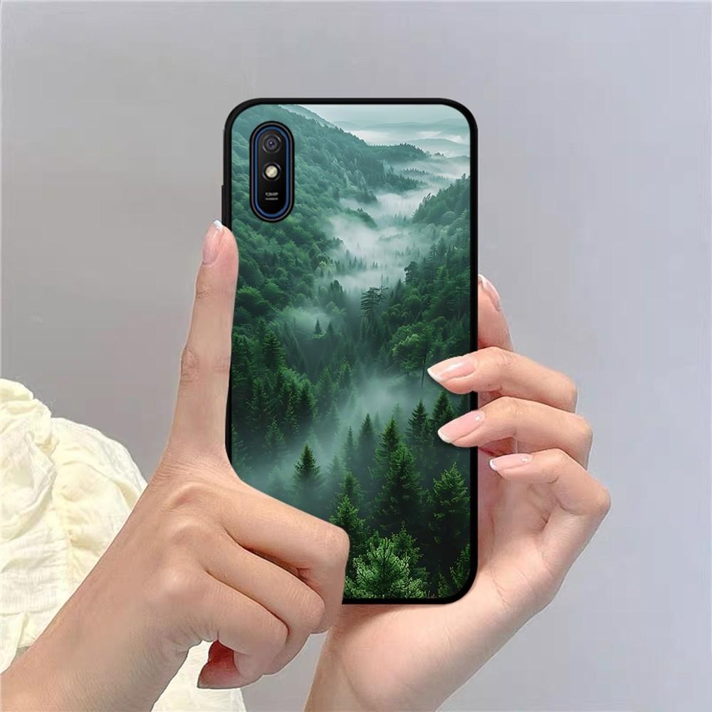 Forest Landscape Phone Case For Redmi 5 6 7 8 9 10 Plus Pro 6 7 8 9 A GO K20 K30 K40 Pro Plus F3 Fundas