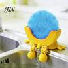 Draining Rack for Kitchen 3D Printed Smiling Face Sponge Holder, Cartoon Character Dish Drying Hollow Diversion Holder with Drainage Design,