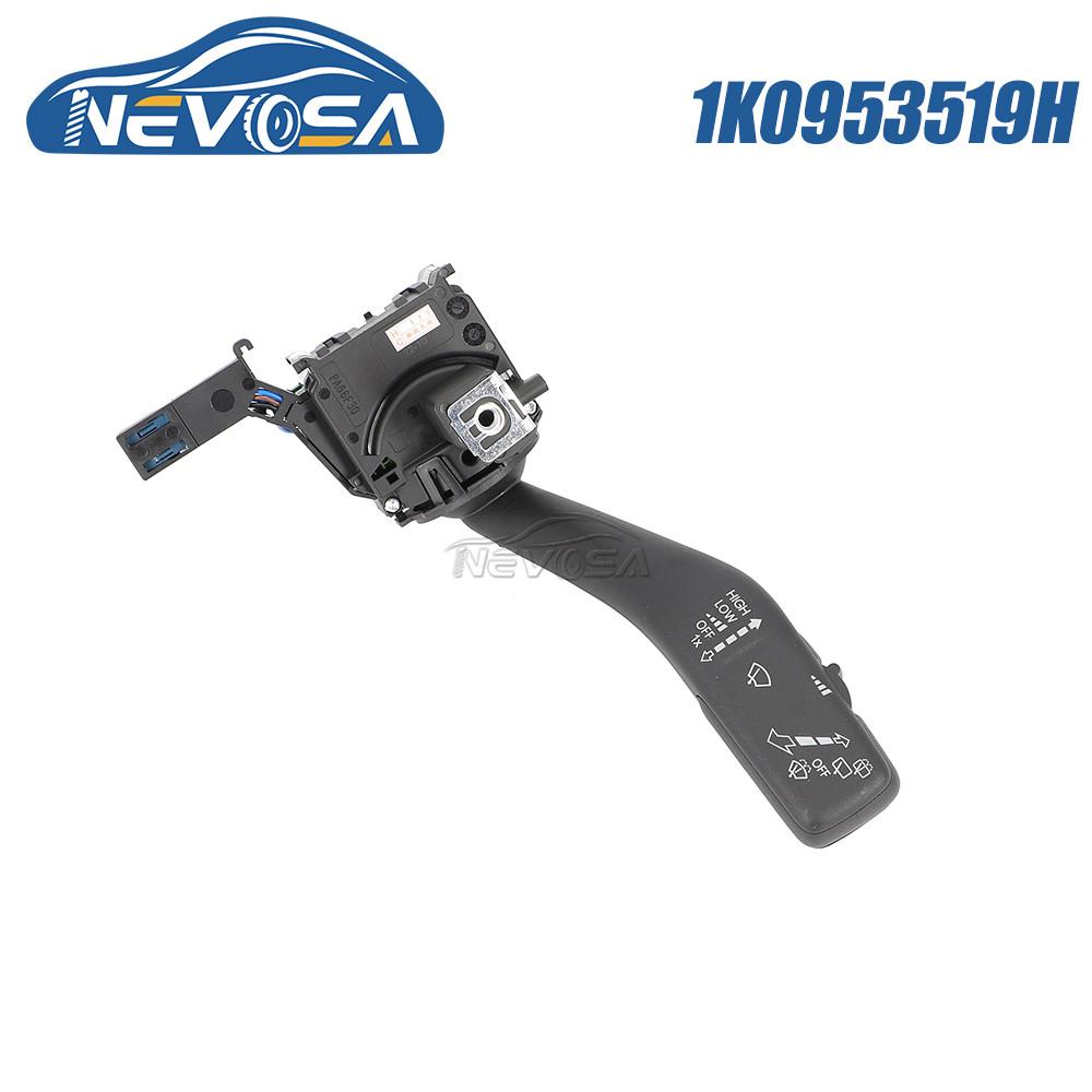 NEVOSA 1K0953519H VW Volkswagen EOS Golf Jetta Rabbit Tiguan Ön Cam Elektrikli Silecek Kolu Anahtar Düğmesi Araba Aksesuarları İçin