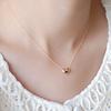 Korean Fashion Love Sweet Jewelry Elegant and Cute Short Gold Heart Necklace Neck Chain Collarbone Chain Women