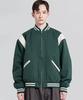 Grayblvd Mc Twill Cotton Varsity Jacket (Green)