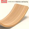 Wooden Curved Balance Board for Indoor Sensory Training - Interactive Two-Person Educational Children's Smart Seesaw.