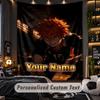 Personalized Wall Tapestry,Haikyuu Custom Printed Name, Fabric Wall Art For Indoor Room Backdrop