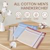 12Pcs Mens Handkerchiefs Cotton Square Plaid Hankies with 3 Styles Reusable Washable Pocket Handkerchiefs for Men Women Party