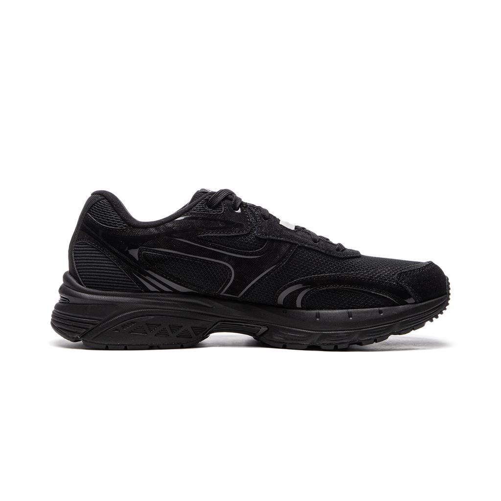 New LiNing Slip-Resistant Cushioning Low-Top Chunky Sneakers Men's Black AGCU411-2