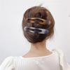 New Acrylic Matte Duckbill Hair Claws Barrettes Bow Solid Color Hair Clips Hair Accessories For Women Hairpin Ponytail Headwear