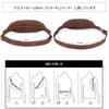 Contacts Genuine Leather Waist Pouch for Large Cowhide Leather Body Outdoor Gift Men, Capacity, Bag, Lightweight, Use, (Coffee)