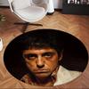 Scarface (19) Round Office Rug Decorative Floor Rug for Office Bedroom Living Room and Home Space