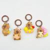 DIY Cute Capybara Keychain: Resin Toy Pendant for Backpacks & Gifts