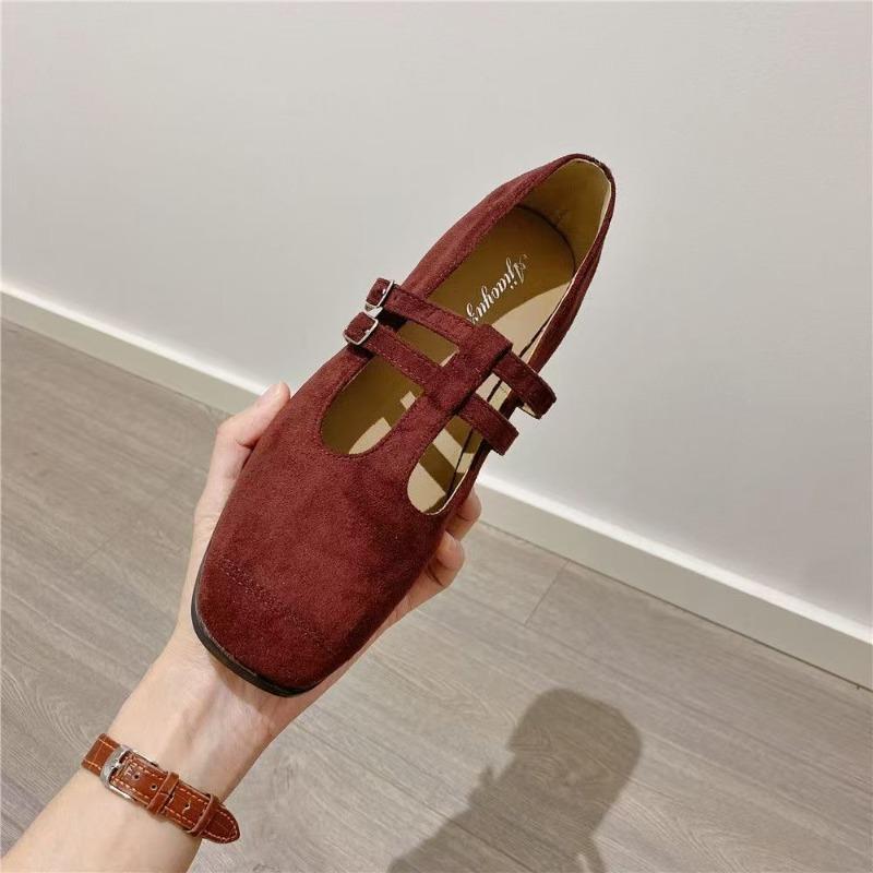 Fashion Flat Mary Jane Single Shoes 2025 Spring and Autumn New Retro Women's Shoes Jane Shoes Gentle Leopard Print Shallow Mouth