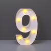 22cm LED Letter & Number Lights for Events - Perfect for Birthdays & Proposals.