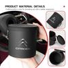 Car Trash Bin Garbage Holder Drink Snack Umbrella Storage Bucket For Citroen C4 C3 C5 C1 C2 C6 VTS C4L DS3 DS4 DS5 Grand JK6