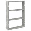 Wall Shelf Concrete Grey 43 X 9 X 60 Cm Engineered Wood