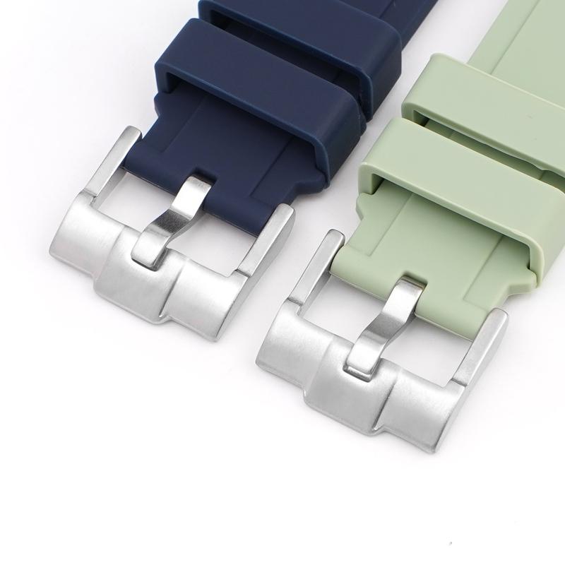 For Omega Swatch Co Branded Watch Band Silicone Planet System Curved Silicone For Rolex Water Ghost Watch Band 18mm 19mm 20mm 21mm 22mm