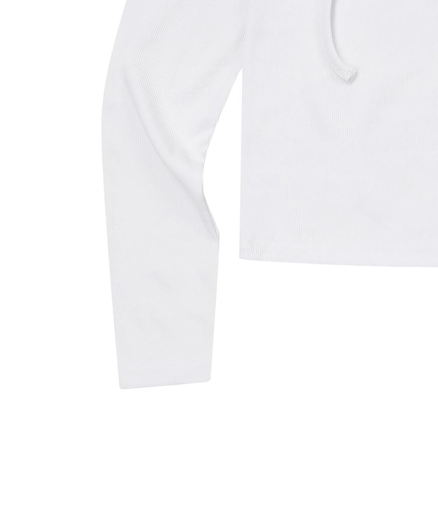 MUCENT Neckline Ribbon Off-Shoulder Tee (3 Colors)