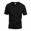 Men’s Lightweight V Neck Short Sleeve T Shirt Soft Breathable Stretch Casual Athletic Top for Everyday Wear