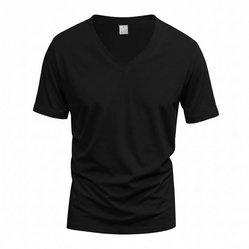 Men’s Lightweight V Neck Short Sleeve T Shirt Soft Breathable Stretch Casual Athletic Top for Everyday Wear