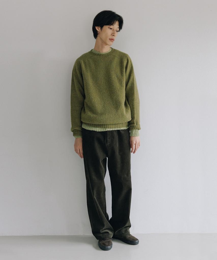 BLANKROOM Shaggy Dog Crew Neck_Lihen