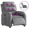 VidaXL Electric Reclining Massage Armchair, Relaxation Chair with Backrest, Seat with Armrests Living Room, Modern, 3205038