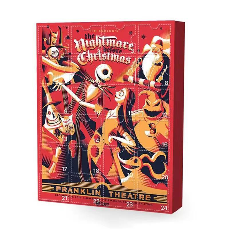 24-Geschenke Halloween Puppen Adventskalender: Weihnachts-Countdown Blind Box