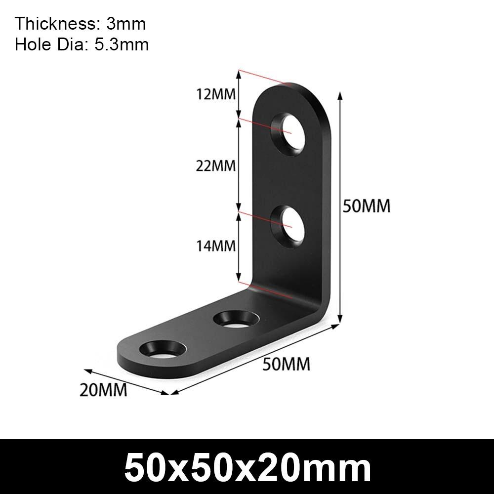 1Pcs 90 Degree Corner Stand L-shaped Mending Plate New Angle Bracket  Furniture Hardware