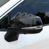 Carbon Fiber 2X Side Rearview Mirror Cover Trim For Toyota Highlander 2021-2024