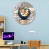 12 Zoll (30 cm) Wohnzimmer-Wanduhr im modernen minimalistischen Stil, kreative Quarzuhr