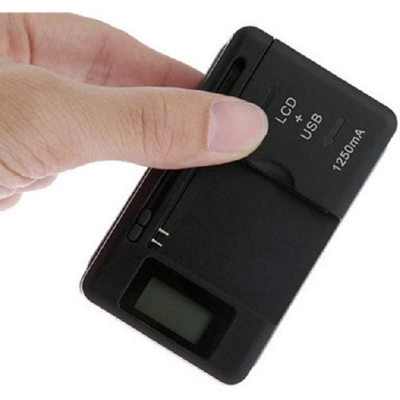 Universal LCD Battery Charger, Travel chargering for Samsung Galaxy S3 S4 S5 Note 2 3 4, Edge, Mega, LG, Huawei, HTC, ZTE, etc