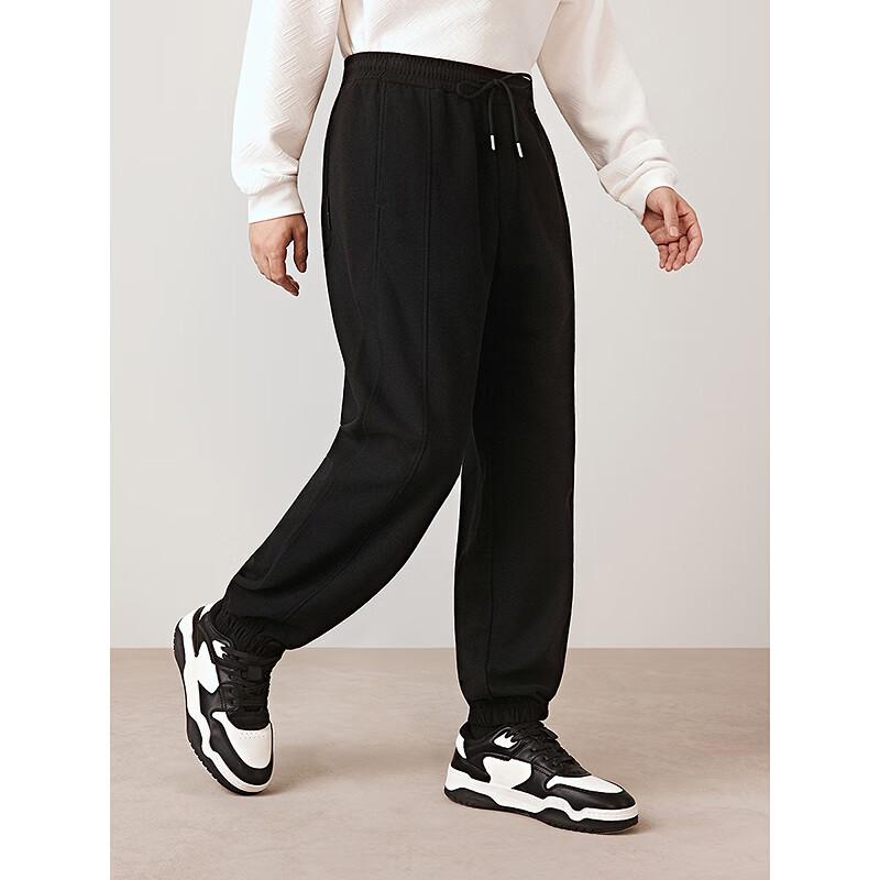 GXG Men's Casual Loose Fit Textured Jogger Pants