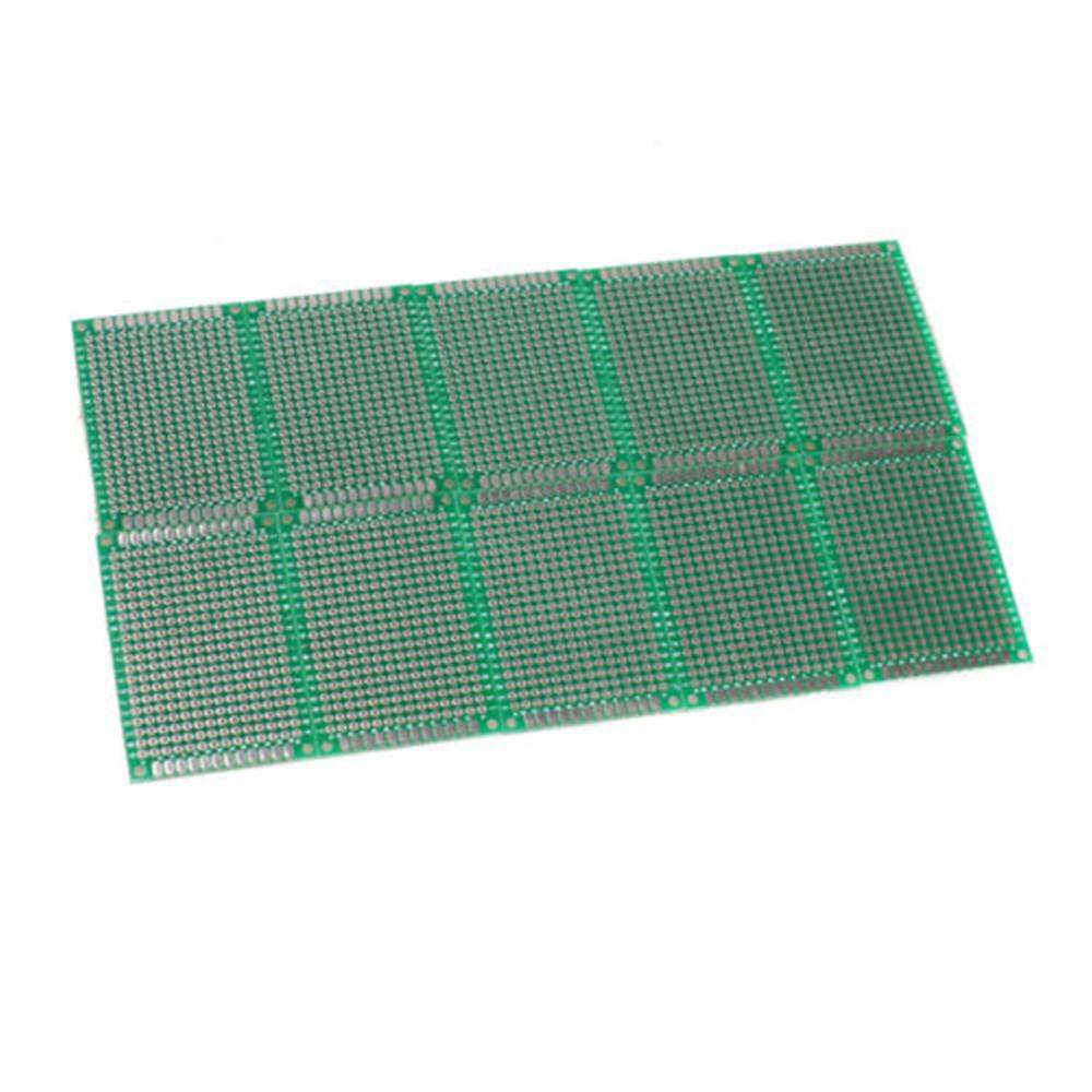 1PCS Double Sided PCB Universal Printed Circuit Board 1x6CM tin-plating Board DIY Breadboard Plate For Arduino