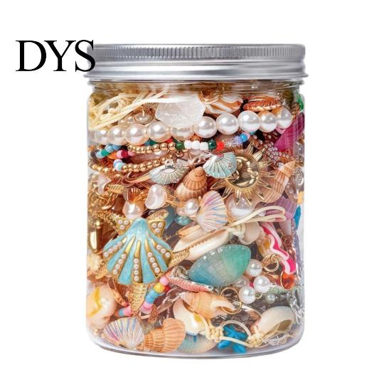 Mystery Jewelry Box 10/15/20/25/30/35Pcs Jar for Women, Mixed Necklaces Earrings Rings Bracelets Set, Lady Gift Gothic Ocean Theme Kit with