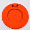 Embroidery Halloween Gift Party Solid Color Spring Autumn Beret Wool Keep Warm Women Halloween Hat Painter Hat