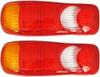 2pcs Stop Reverse Rear Light Tail Lights 2x Lens Eclipse Teardrop Rh + Lh Lorry Trucks Trailer Truck For Nissan Cabstar