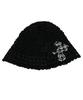 SK8ER ROCK Cross Knit Bucket Hat ((Black))