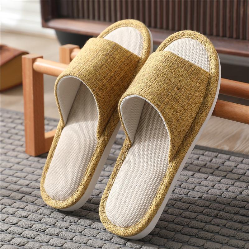 

Льняные тапочки домашние женские летние парные домашние хлопково-льняные тканевые прохладные тапочки для дома на четыре сезона дезодорирующие весенне-осенние мужские 36-37 (suitable for 35-36 yards feet)