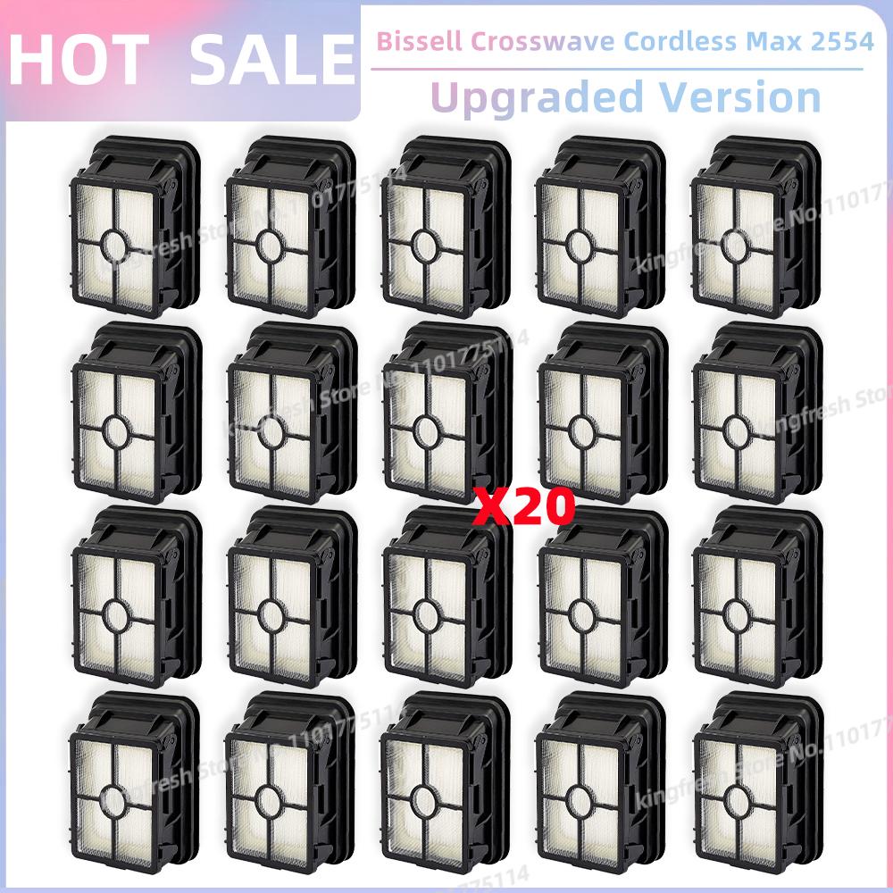 Kompatibel für Bissell Crosswave Cordless Max 2554 2554A 2590 2596 2596B 2596M Walzenbürste Filter