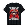 Funny Cat Im Allowed To Look Like This I Had A Night Shift T Shirt Vintage Stretched Top For Everyday Wear Graphic