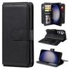 For Samsung Galaxy S25/S24 Leather Case with 10 Card Holder Phone Cover Stand