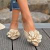 Fashion 2025 New Shoes Female Slip-on Women's Sandals Fashion Floral Summer Daily Plus Size Best Seller Comfortable Closed Toe Sandals